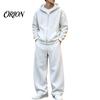 Casual Loungewear for Men Tracksuit 2 Pieces Set, Hoodie Coat Drawstring Sweatpants Breathable Sportswear Outdoor Activities Workout Outfit,