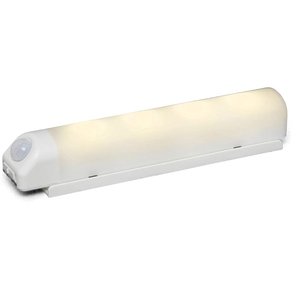 Iris Ohyama BSL40WL-WV2 LED Sensor Light, Dry Type with Motion Sensor, Wall-Mounted, Warm White