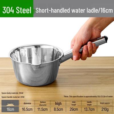 Naijiang 304 Stainless Steel Long Handle Kitchen Ladle