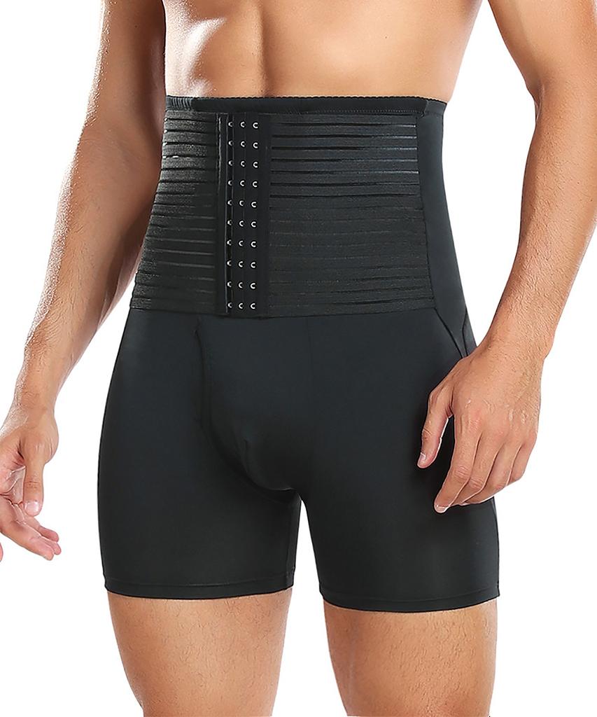Pantaloni scurți pentru controlul burticii pentru bărbați, cu talie înaltă, care slăbesc, lenjerie de corp, boxeri, slip, lenjerie de corp căptușită, chiloți pentru ridicarea fundului, îmbrăcăminte pentru creșterea șoldului