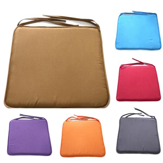 Tie On Seat Pad Warm Chair Cushion Pads for Dining Room Garden