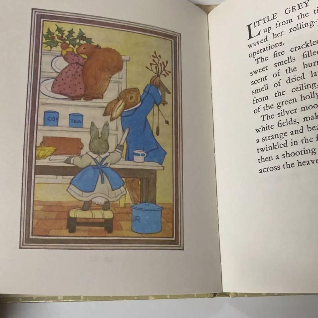 [USED] Rare Little Gray Rabbit British vintage Christmas story