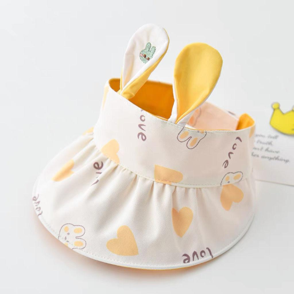 Baby Summer Sun Visor Hat Thin Breathable UV Protection Cap for Boys and Girls Cute Infant Sun Hat