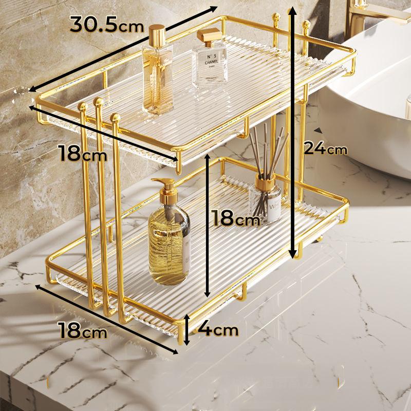 Stainless Steel Frame Acrylic Marble Storage Tray Home Room jewelry Makeup Perfume Tea Cup Storage Aromatherap Plate Tray Rack