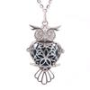 Hot-selling Aromatherapy Ancient Silver Style Cage Type Hollow Necklace Essential Oil Diffuser Perfume Box Ancient Hanfu Accessories
