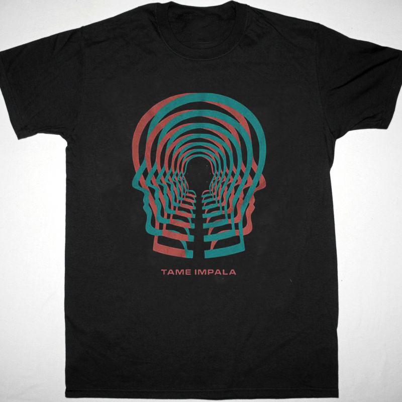 Винтажная футболка Tame Impala Lost In yesterday Черная Мужская Все Размеры E473 Унисекс M