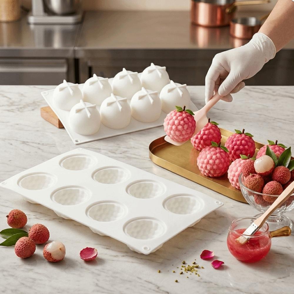 Food-Grade Silicone Mousse Cake Mold Non-Stick Surface Chocolate Mold Fruit Mold  Cake Decoration