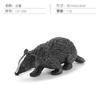 Simulation Forest Animal Set Model 10-Piece Fox Mink Bear Beaver Piglet Desktop Static Ornament Toy Batch