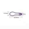 100pcs Colorful Knitting & Crochet Stitch Marker Tags Durable Metal Safety Pins for Sewing, Crafts, DIY Projects Ideal for Organizing Threads & Yarns