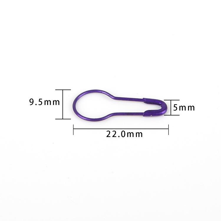 100pcs Colorful Knitting & Crochet Stitch Marker Tags Durable Metal Safety Pins for Sewing, Crafts, DIY Projects Ideal for Organizing Threads & Yarns