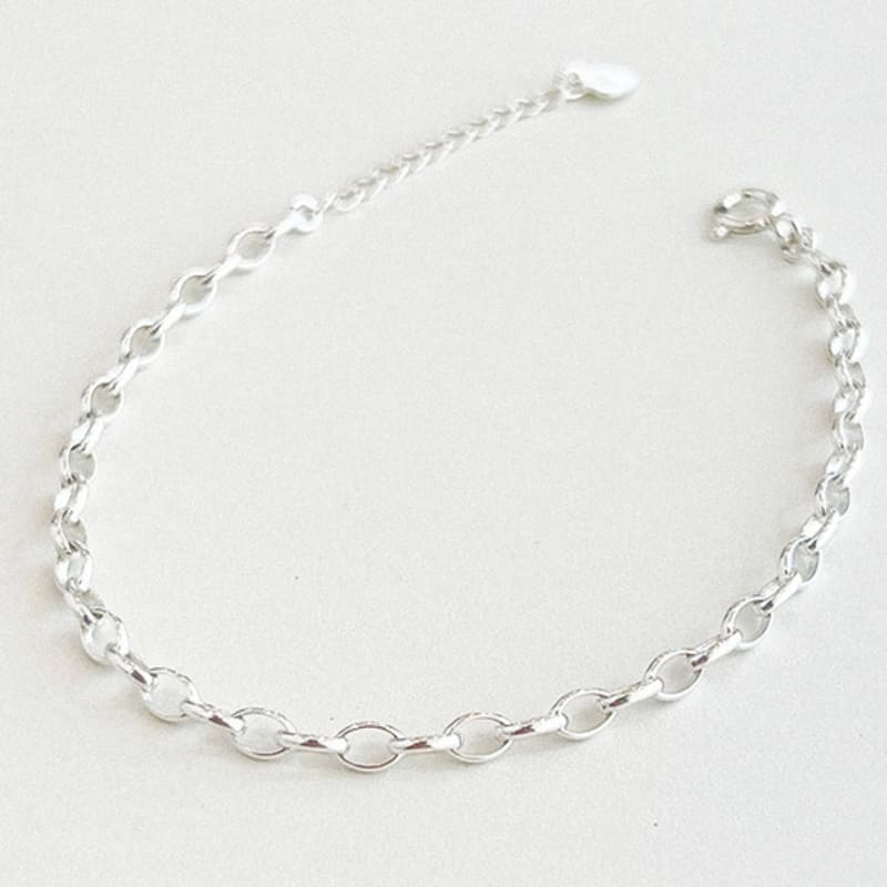 Ctwins Silver925 Circle Chain Bracelet