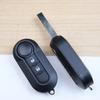 Car Key Fob Case Shell Housing For For Fiat 500 500L Bravo Panda Freemont Punto Ducato Peugeot Boxer Citroen Jumper/Buttons Pad