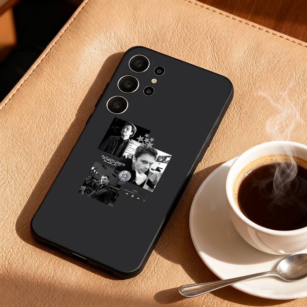 

Actor S-Sebastian S-Stan-SS Phone Case For Samsung S25,24,23,22,30,21,10,9,Ultra,Plus,Lite,FE Black Soft Case Samsung S21plus