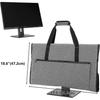 Tragetasche für 27" LCD-Bildschirme und Monitore, mit gepolstertem Samtfutter, Grau, SX
