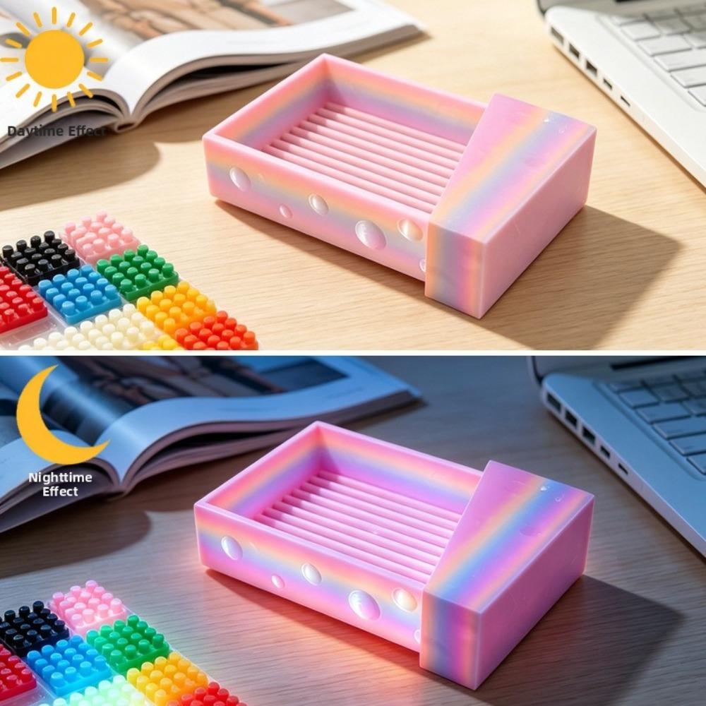 

with Lid Bead Sorting Tray Dust-proof Bead Organizer Tray Fuse Beads Picking Tray Handmade DIY Style 5