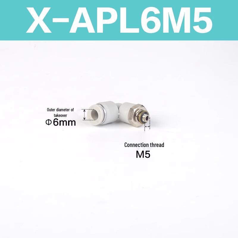 Yadake Threaded Pneumatic Elbow Fitting PL/APL Series