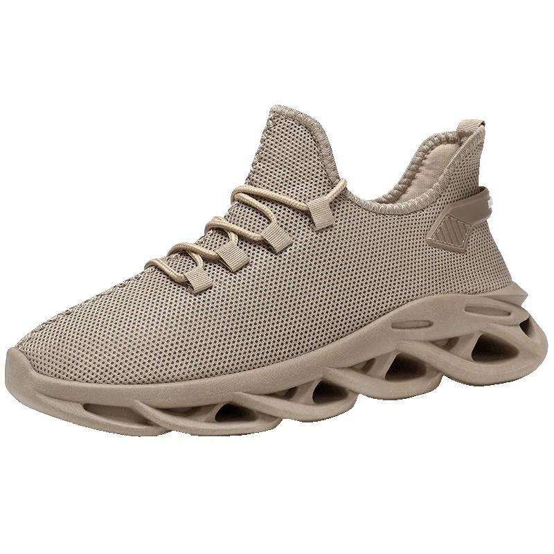 

Мужские кроссовки Спортивная обувь мужская Беговая черная Кроссовки мужские повседневные кроссовки Outdoor Дышащая сетка Женские Легкие белые Теннис 39 хаки