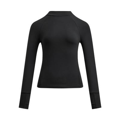 Meridian Soft Training Pullover Long Sleeve T-Shirt Women Tops Black 1389011-001