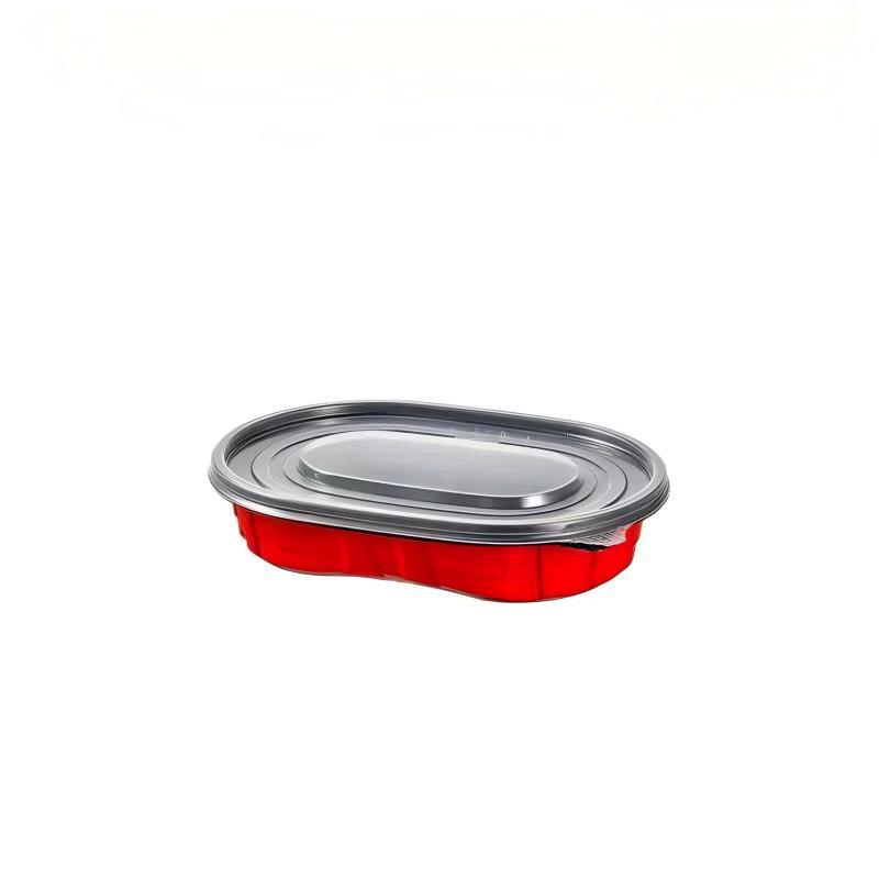 

Disposable Oval Microwavable Takeaway Food Containers 580ml