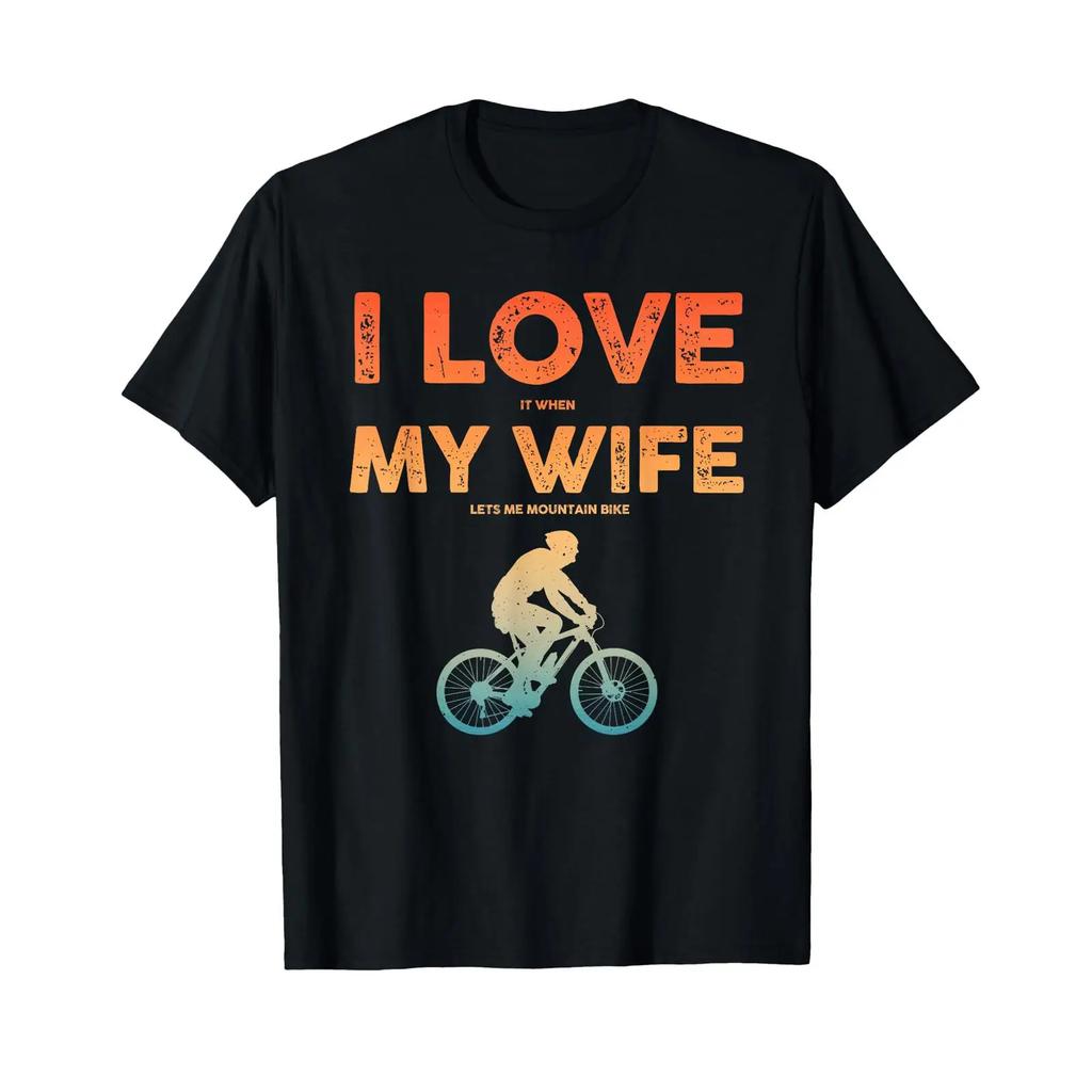 Funny Mountain Bike Art For Unisex Dad Mtb Biking T Shirt Vintage Versatile Breathable Designer Clothes