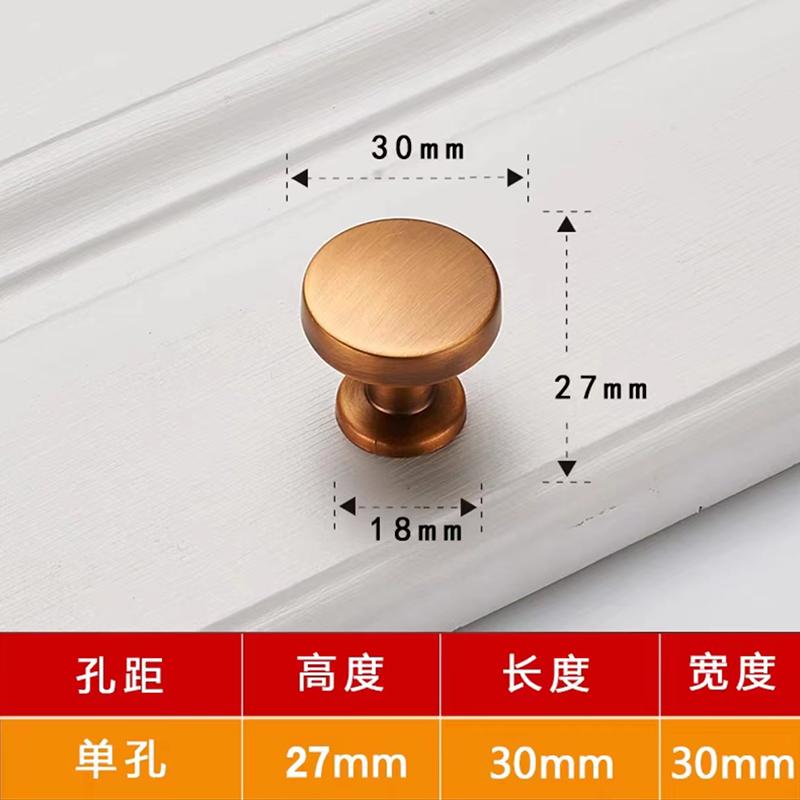 WV Yellow Bronze Furniture Handle Vintage American Style Brass Kitchen Drawer Cabinet Knobs Door Pulls Furniture Hardware