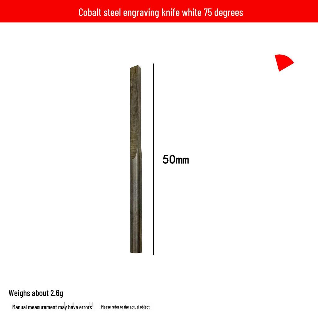 Cuchillo Rectangular Rombo de Acero al Cobalto para Grabado DIY Máquina Neumática de Grabado de Joyería de Oro y Plata