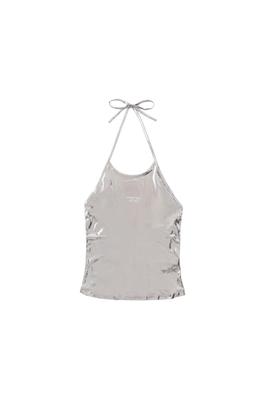 Top TANK TOP A15751RNIAL 98I Gray S Women's T-SALILA-OO