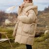 Winter Girl's Thickness White Duck Down Jacket Girls Long Warm Puffer Coat Boys Waterproof Hooded Parkas Kids Snow Outerwear