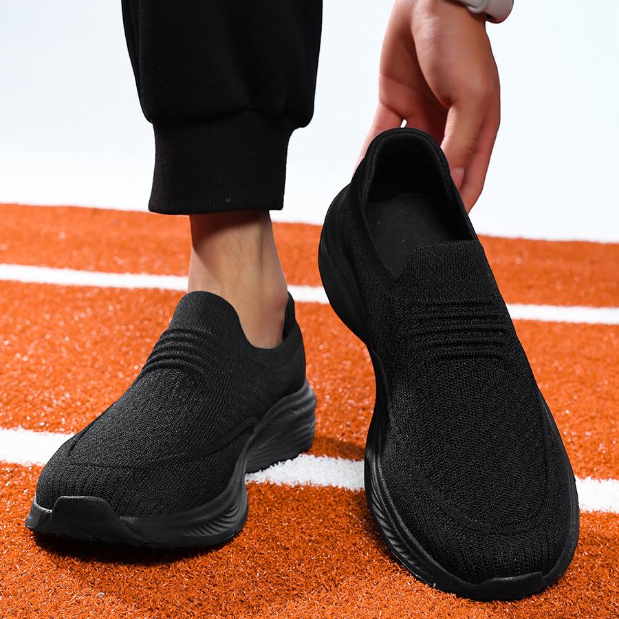 Men Sneakers Loafers Shoes For Men Light Thick Sole Tenis Comfortable Mesh Breathable Casual Shoes Walking Shoes Size 39-46