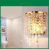Modern Crystal Wall Lamp With Led Lighting For Home Bedroom And Bedside Use