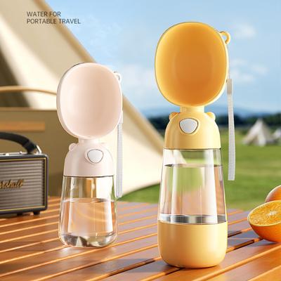 Portable Cat Dog Water Bottle Food Feeder Drinker Poop Dispenser 3 In 1 Leak Proof Multifunctional Travel Puppy Outdoor Drinking
