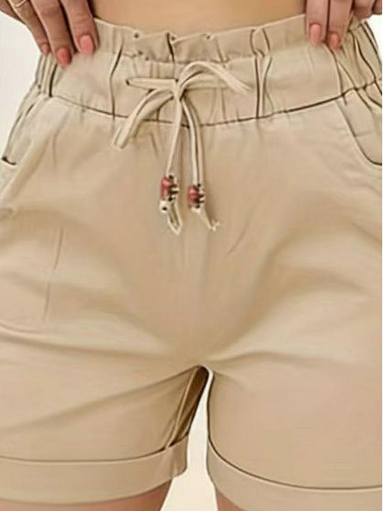 2026 Damen High-Waist Schnelltrocknende Glockentaschen Lässige Shorts - Frühjahrs-/Sommerkollektion