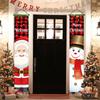 Nutcracker Soldier Banner Christmas Door Curtain Merry Christmas Decoration for Home 2025 Xmas Navidad Natal New Year Gifts