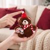 Keyring Christmas Bear Plush Toy Cartoon Animal Bear Plush Dolls  Schoolbag Ornaments