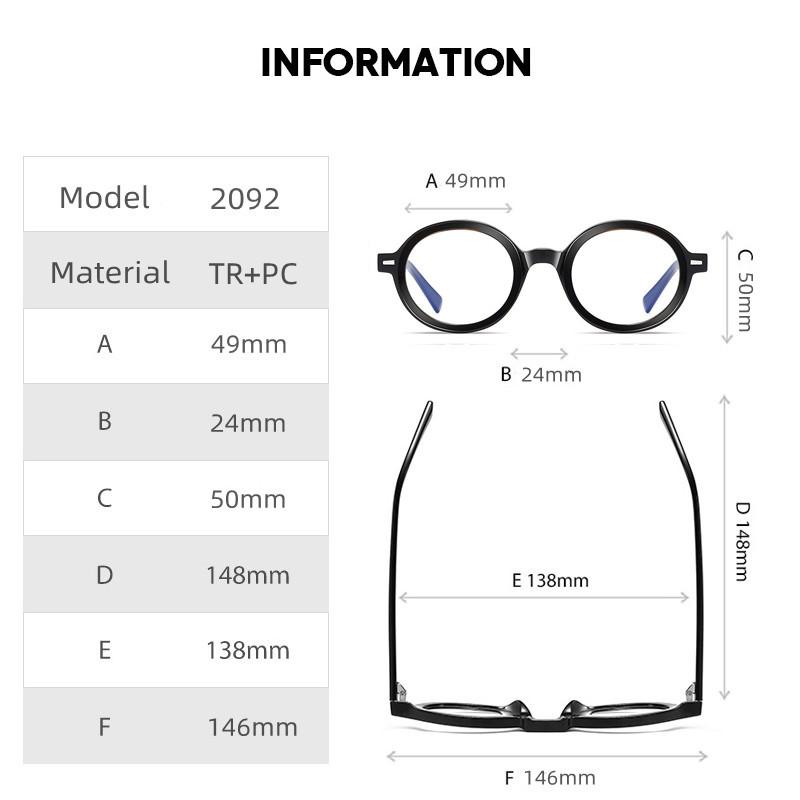Retro Oval Anti Blue Light Photochromic Reading Glasses For Men Women Diopter +25 To +6 0 High Quality