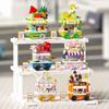 Moc City Street View Food Street Stall Car Model Assembly Diy Building Blocks Children'S Puzzle Birthday Toys Gifts