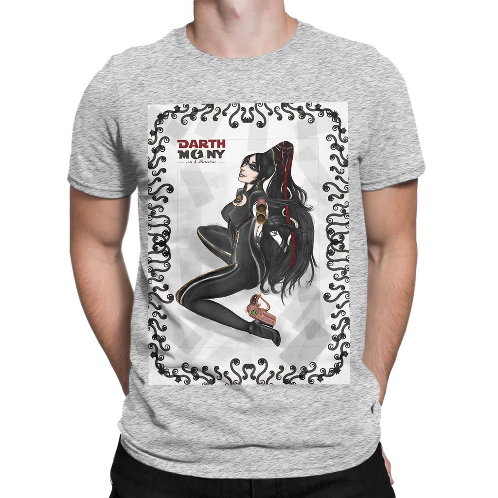 Bayonetta Poster Novelty 100 Cotton TShirt Bayonetta Game Tops Tees For Unisex