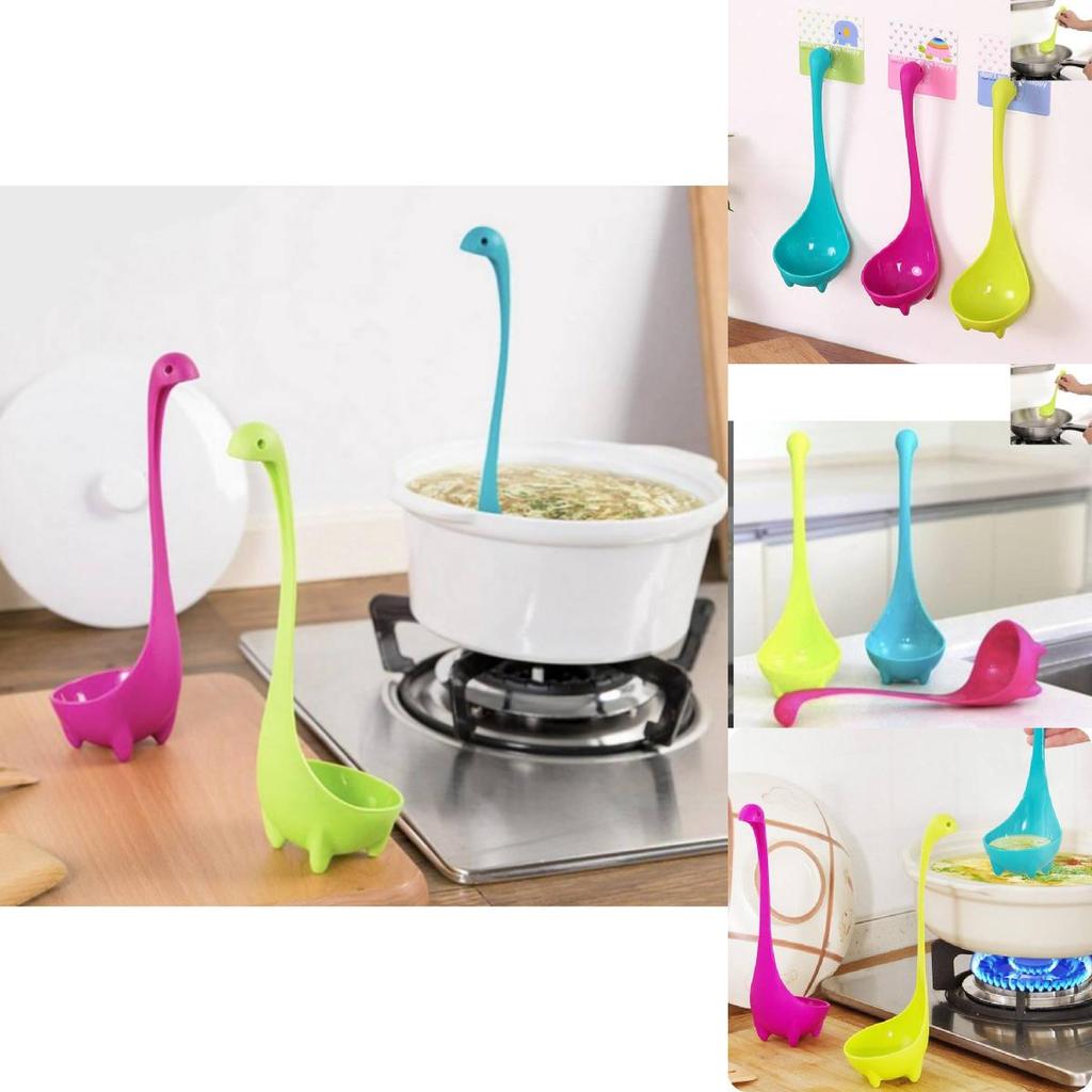 Versatile Plastic Long Handle Soup Spoon Set Ideal For Kitchen And Dining Use