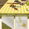 Foldable Picnic Mat Waterproof Sand Blanket Extra Large Picnic Rug Healthy Odor-Free Fabric Yellow Red Stripe Blanket for Beach