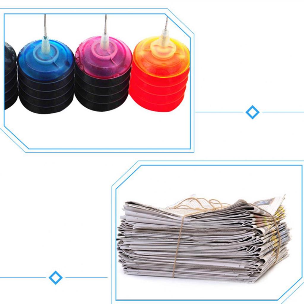 Tinta de impressão recarregável de compatibilidade de 30 ml para impressora jato de tinta HP Brother