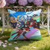 Anime I-Isekai Q-Quartet Kissenbezug Home & Auto Doppelszenen-Kissenbezug: Wendbar für höchsten Tragekomfort