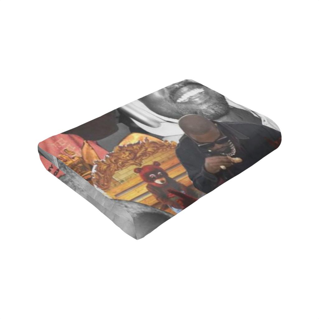 Kanyes Wests Blanket Super Soft Warm  Throw Blankets for Bed 50x60 Inch Multiple Sizes Rug Piece