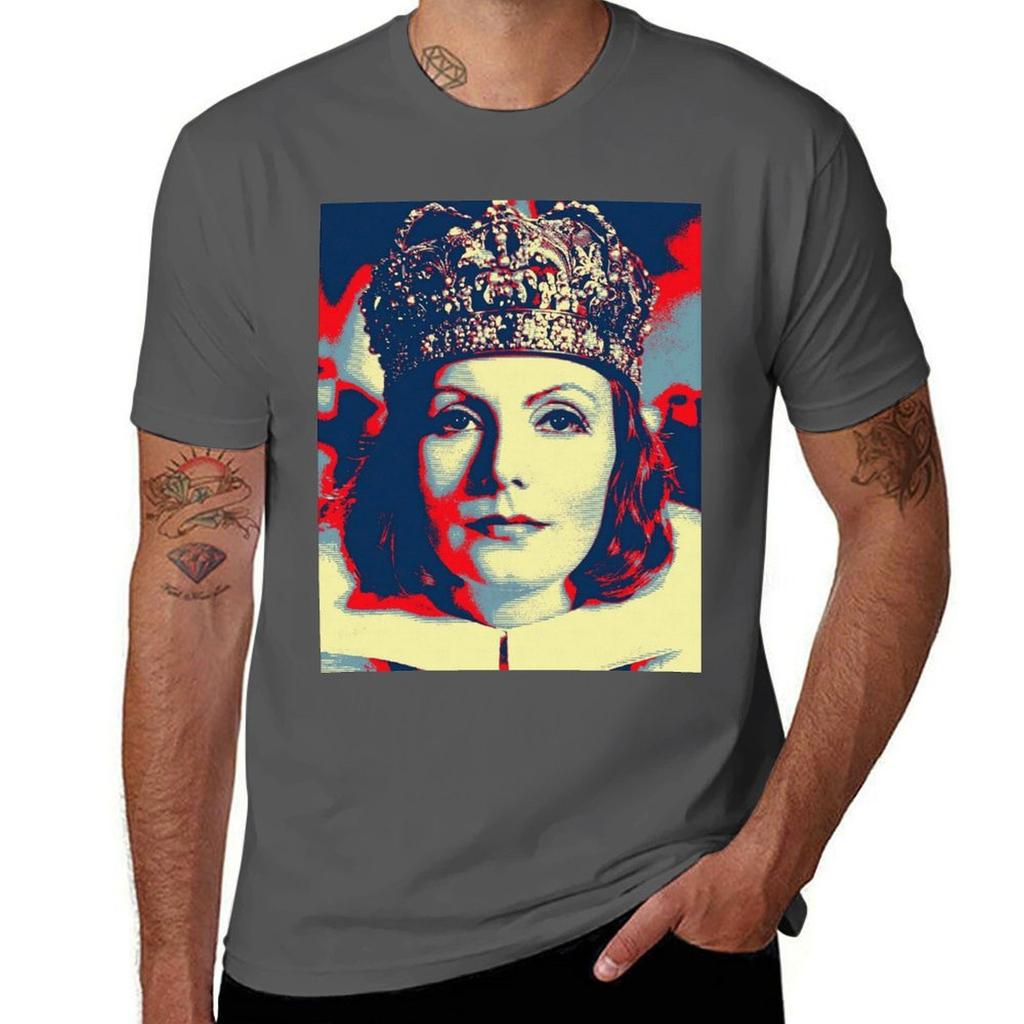 Greta Garbo In Queen Christina Tshirt Summer Casual Loose Tshirt
