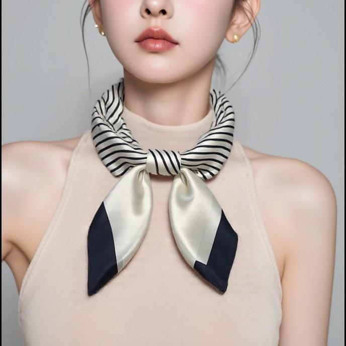 New 70cm Small Square Scarf Women Silk Scarf Spring and Autumn Hundred with Scarf Career Neckerchiefs