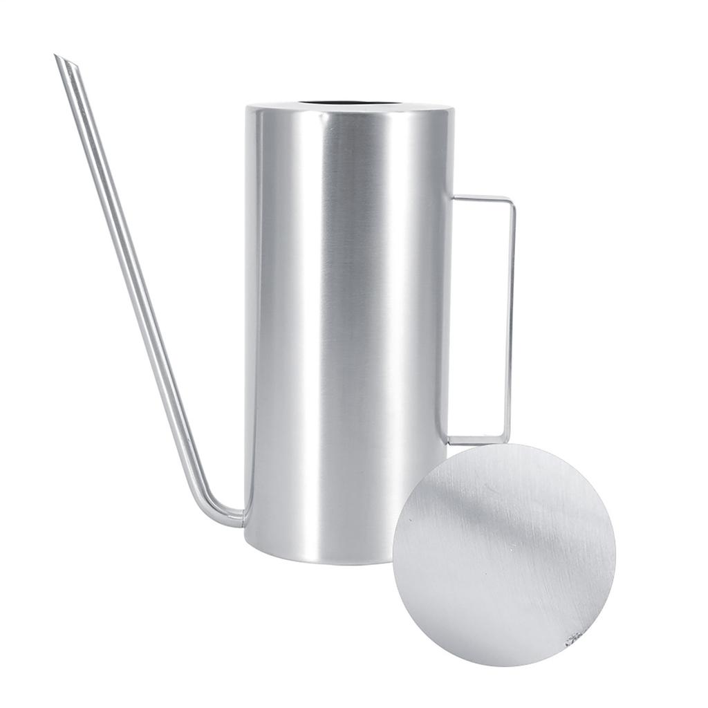 1.5L Stainless Steel Indoor Outdoor Watering Can Garden Plant Flower Long Spout Watering Pot