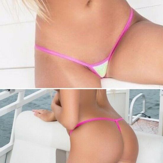 Populær Stretchy Simple Women G-string Attraktiv Good Touch Thong for daglig bruk