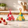2PCS Cotton Pot Lid Protector Triangle Shape Triangle Pot Holder Durable Pot Handle Cover  Kitchen