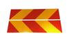 Reflector for Large Vehicles, Rear Impact Prevention, Red, Yellow, Left/Right Symmetrical, Truck, Tractor, Trailer,