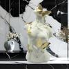 Statuetă bust feminin Figurină corp cu fluturi Meșteșuguri decorative Sculptură Feminină