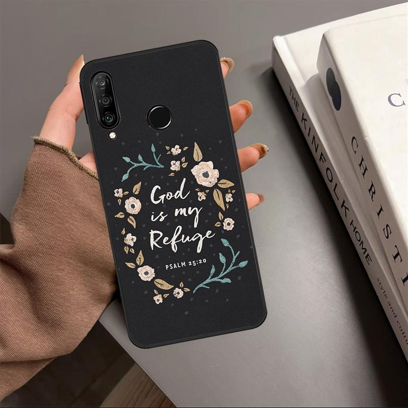 Christian Scripture For Huawei P20 P40 Lite P60 P30 Pro Nova 5T 9 10 SE 12s 12i 11i Y90 Y70 Y60 Y61 Y91 Y72 Case